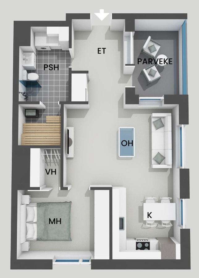 "Kanava" - New 1Br Apartment With Sauna, Balcony & Views, Hosted By 2Ndhomes Tampere Buitenkant foto